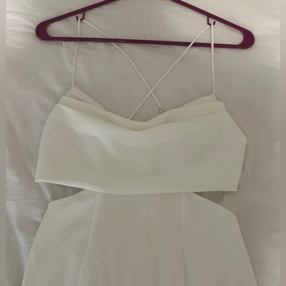 Hello Molly -White Cutout Midi Dress - Picture 3 of 4